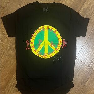 Men’s small tribe called quest peace shirt